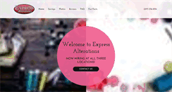 Desktop Screenshot of expressalteration.net